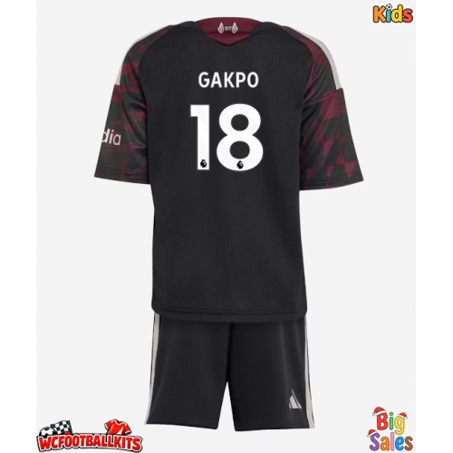 Liverpool Cody Gakpo #18 Replica Third Stadium Kit for Kids 2026-27 Short Sleeve (+ pants)